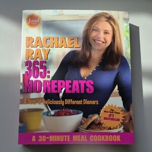 Rachael Ray 365: No Repeats Cookbook - Pink and Orange Cover